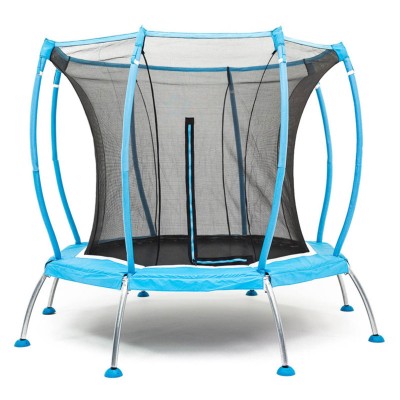 SkyBound Atmos 8 ft. Trampoline with Full Safety Net Enclosure System   
